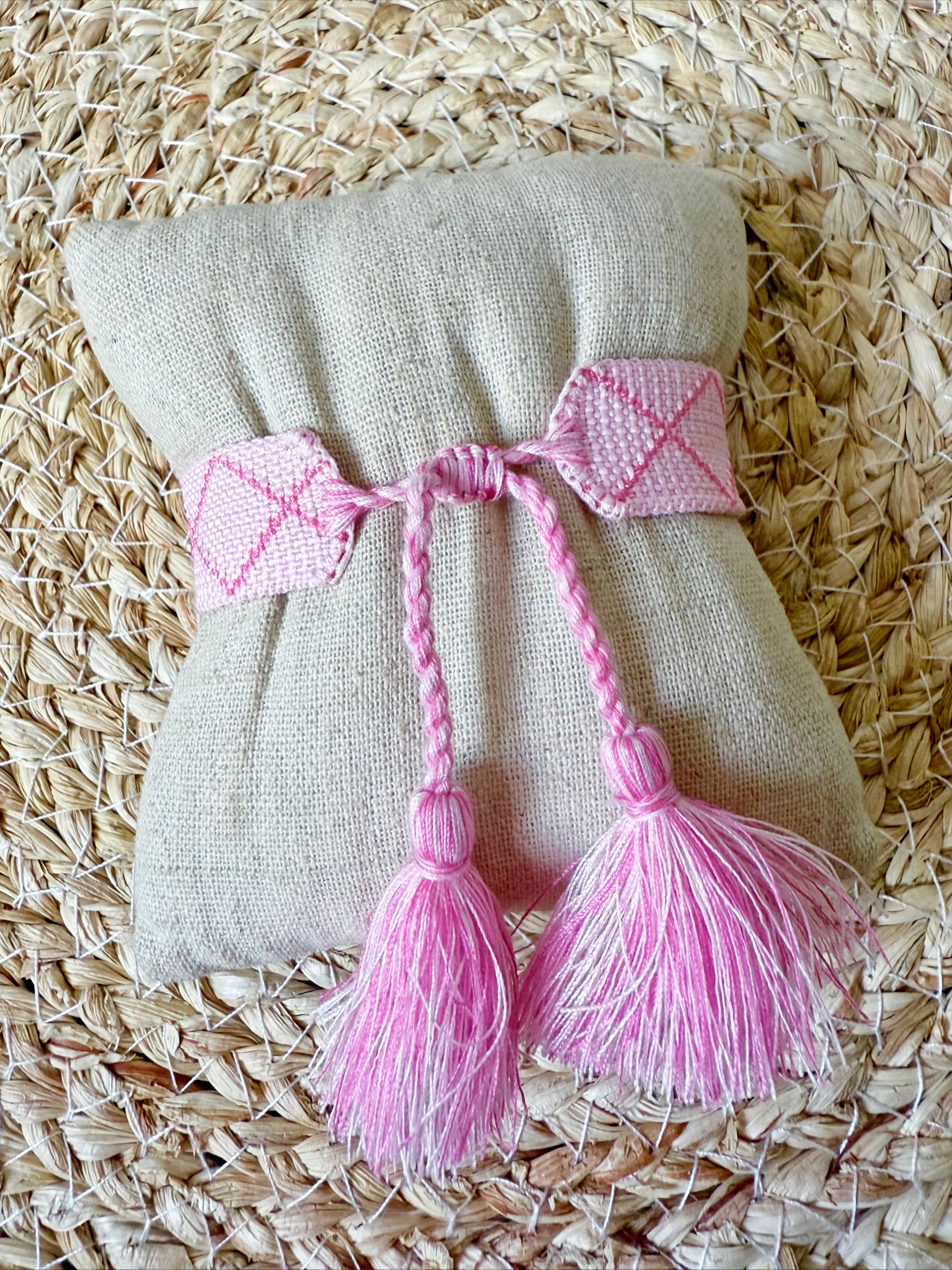 Pink Nutcracker Adjustable Woven Bracelet