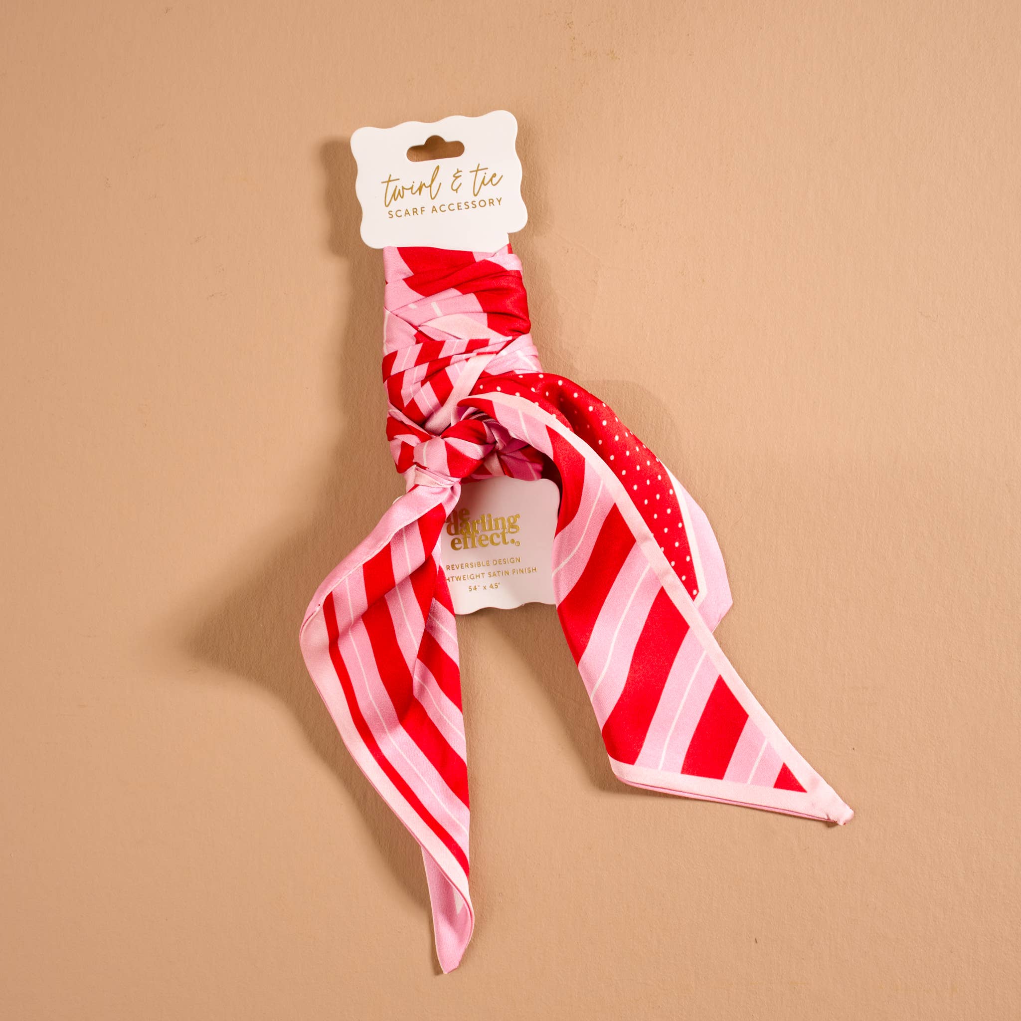 Twirl Scarf Peppermint Stripes