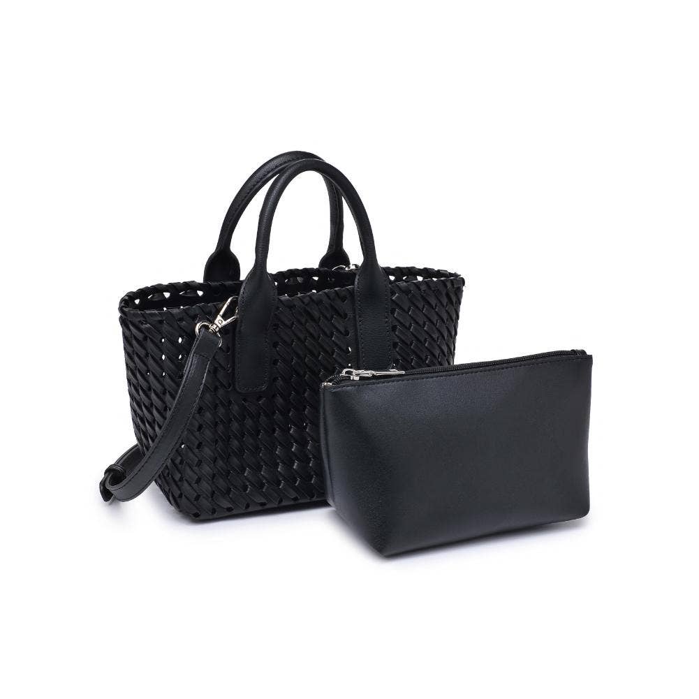 Paisley Woven Crossbody Tote