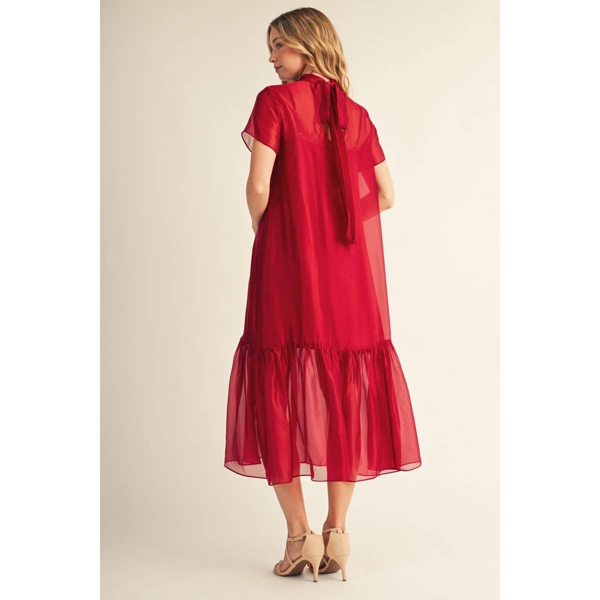Chiffon Midi Dress