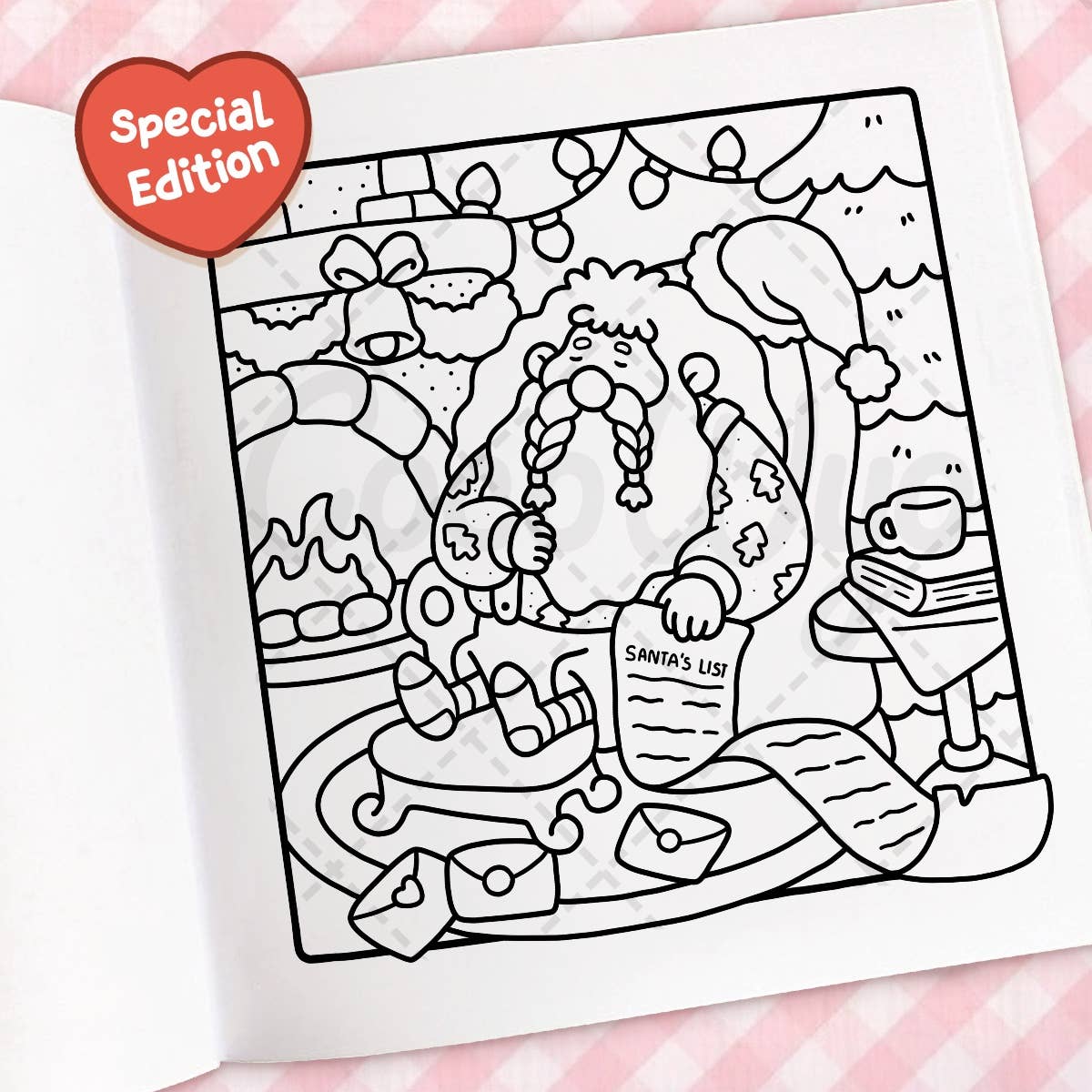 Cozy Christmas Comfy Coloring Book