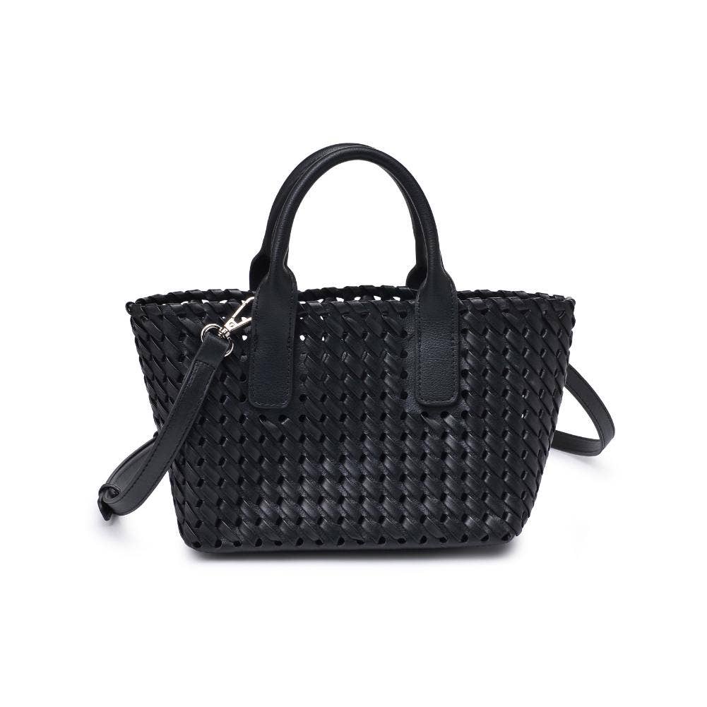 Paisley Woven Crossbody Tote