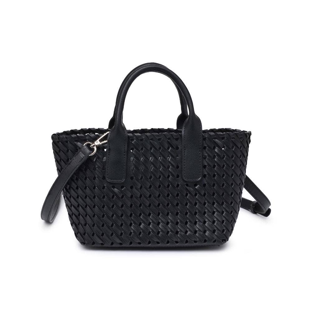Paisley Woven Crossbody Tote