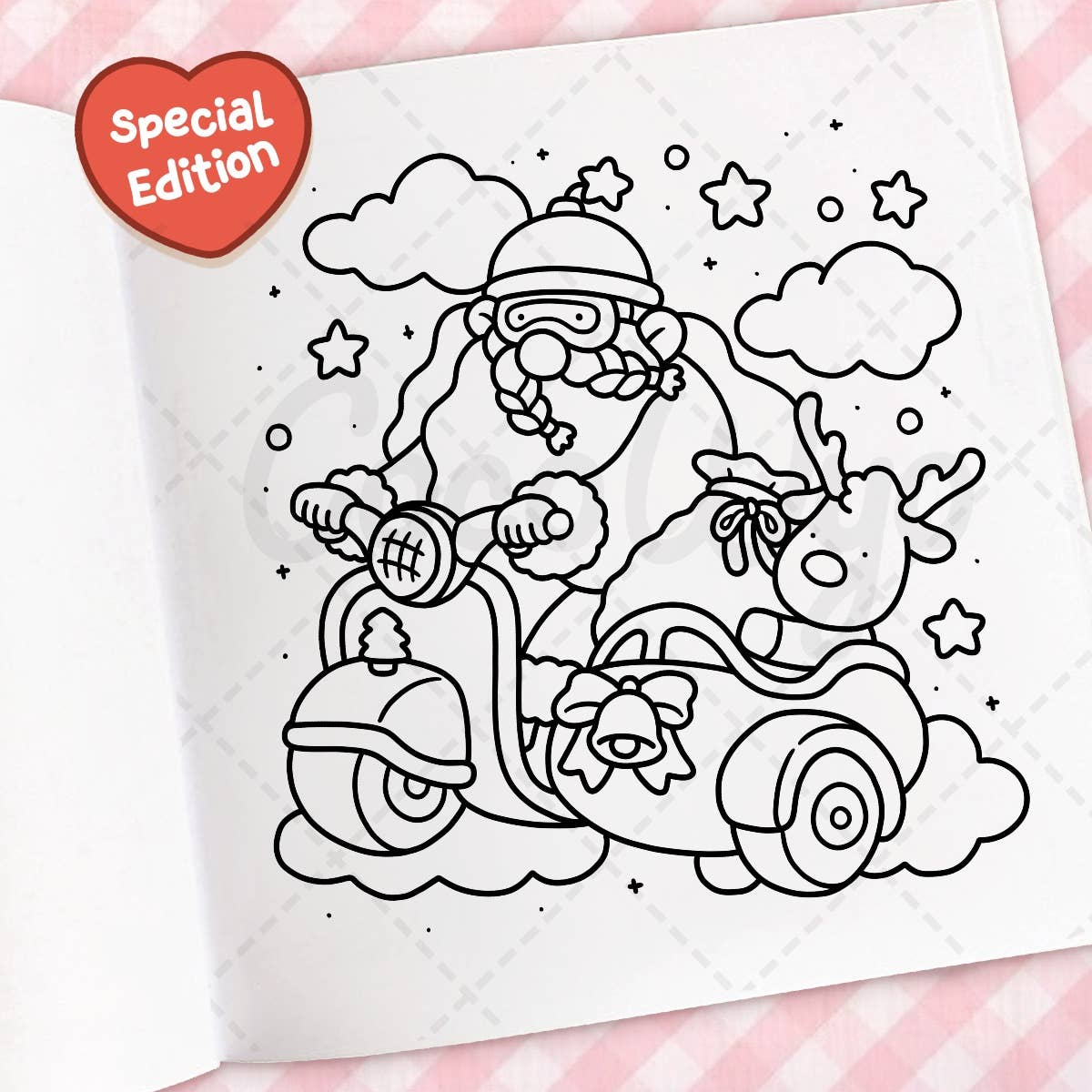 Cozy Christmas Comfy Coloring Book