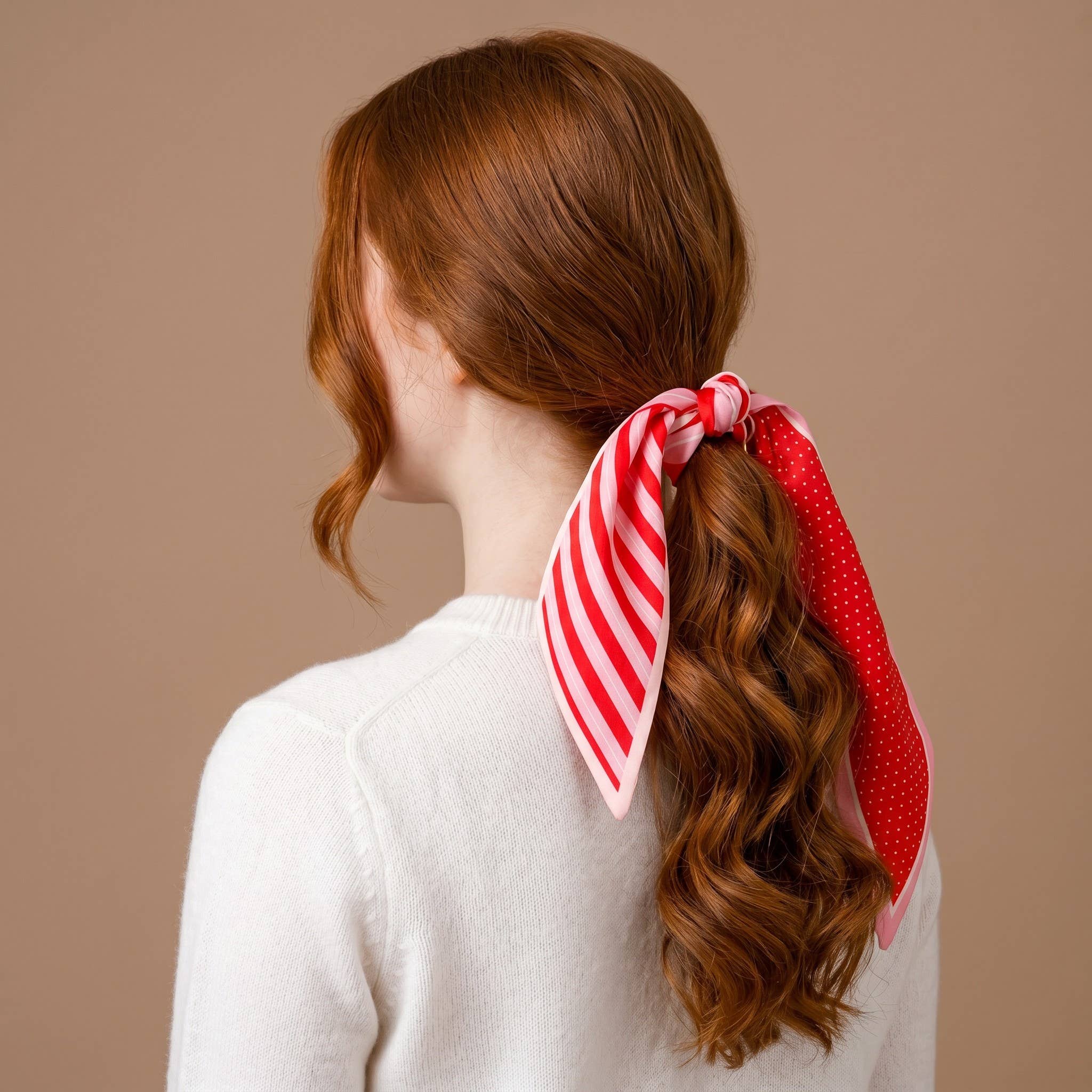 Twirl Scarf Peppermint Stripes