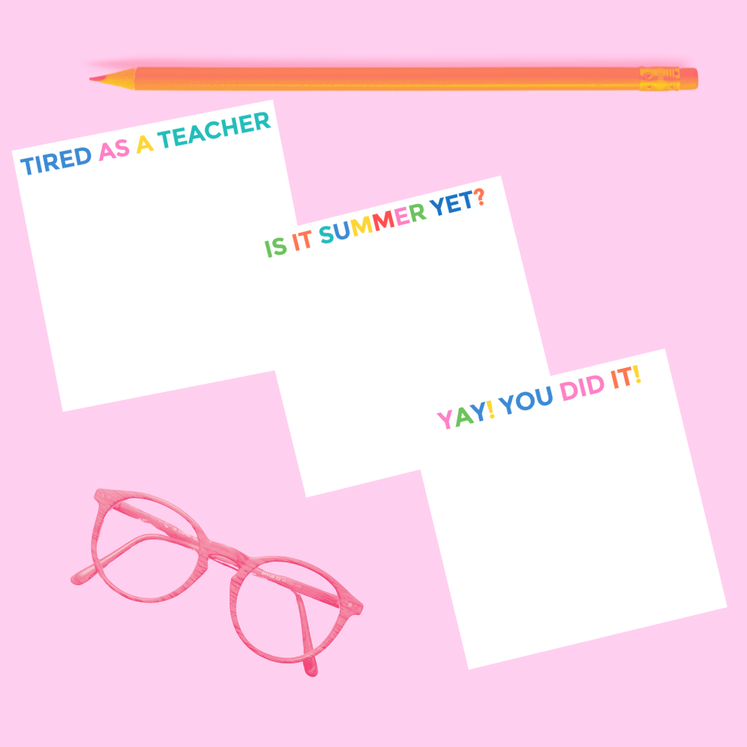 Is It Summer Yet Sticky Notes | Dwell and Adorn
