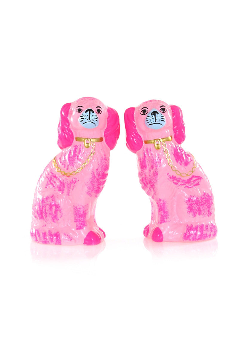 Staffordshire Dog Statue Pair Small