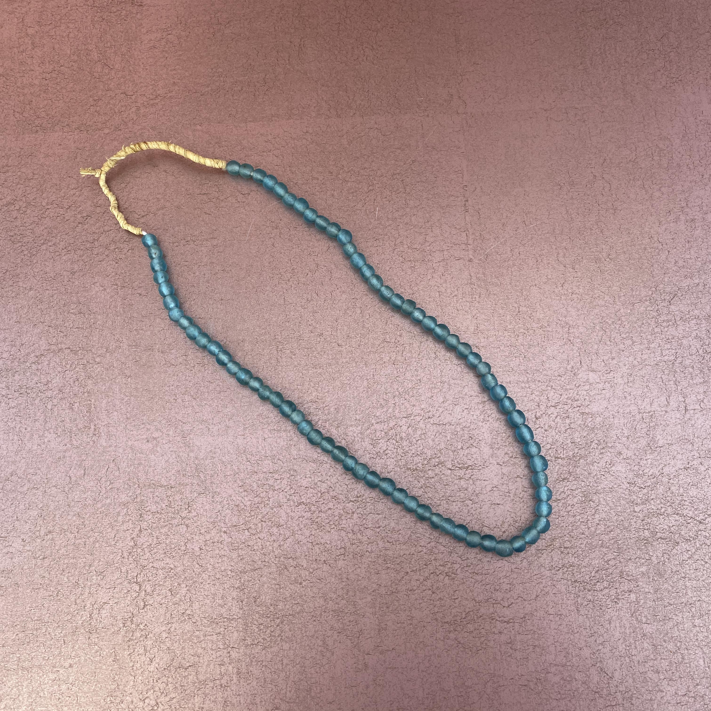 Small Turquoise Sea Glass Necklace