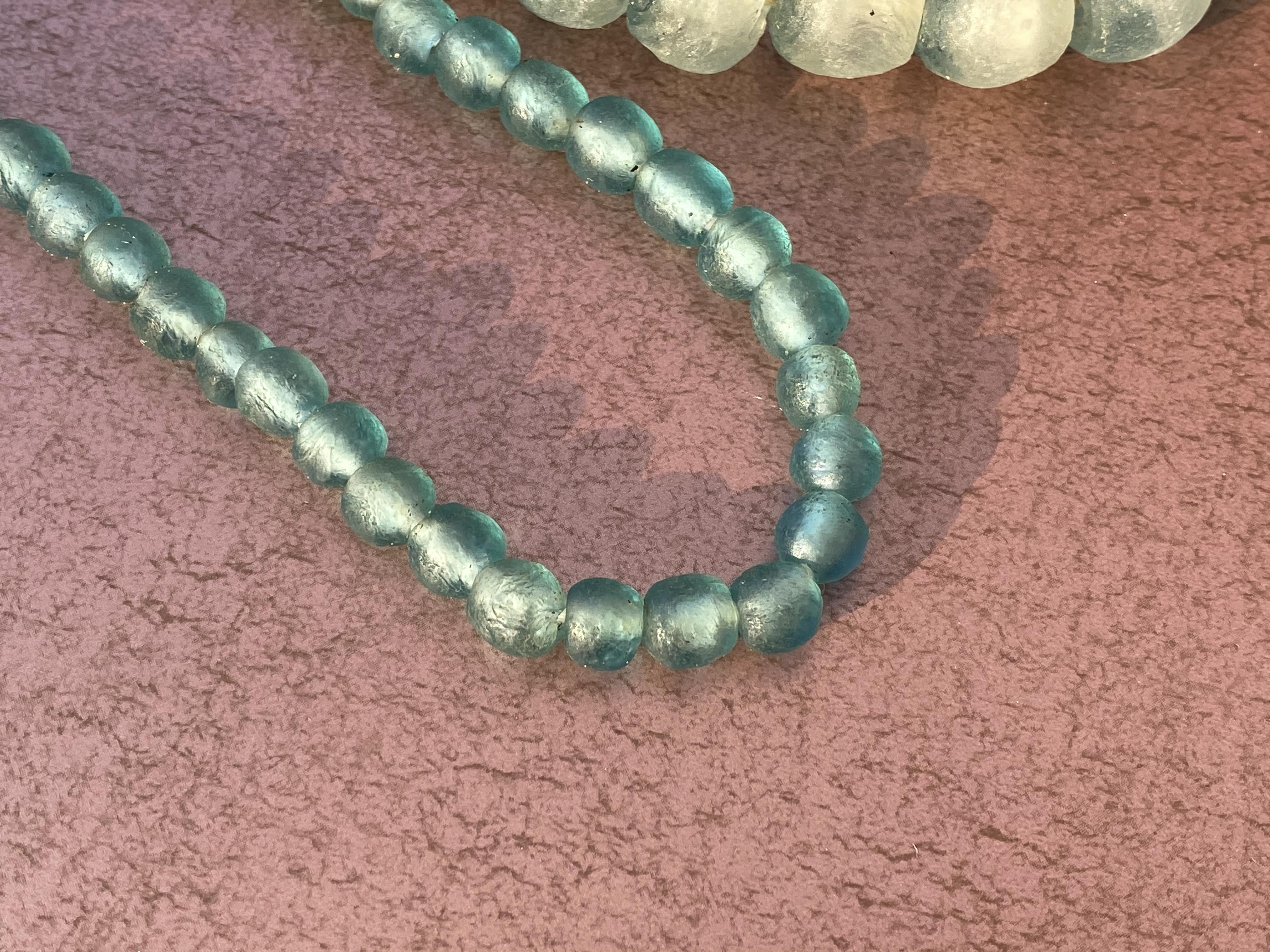 Small Turquoise Sea Glass Necklace