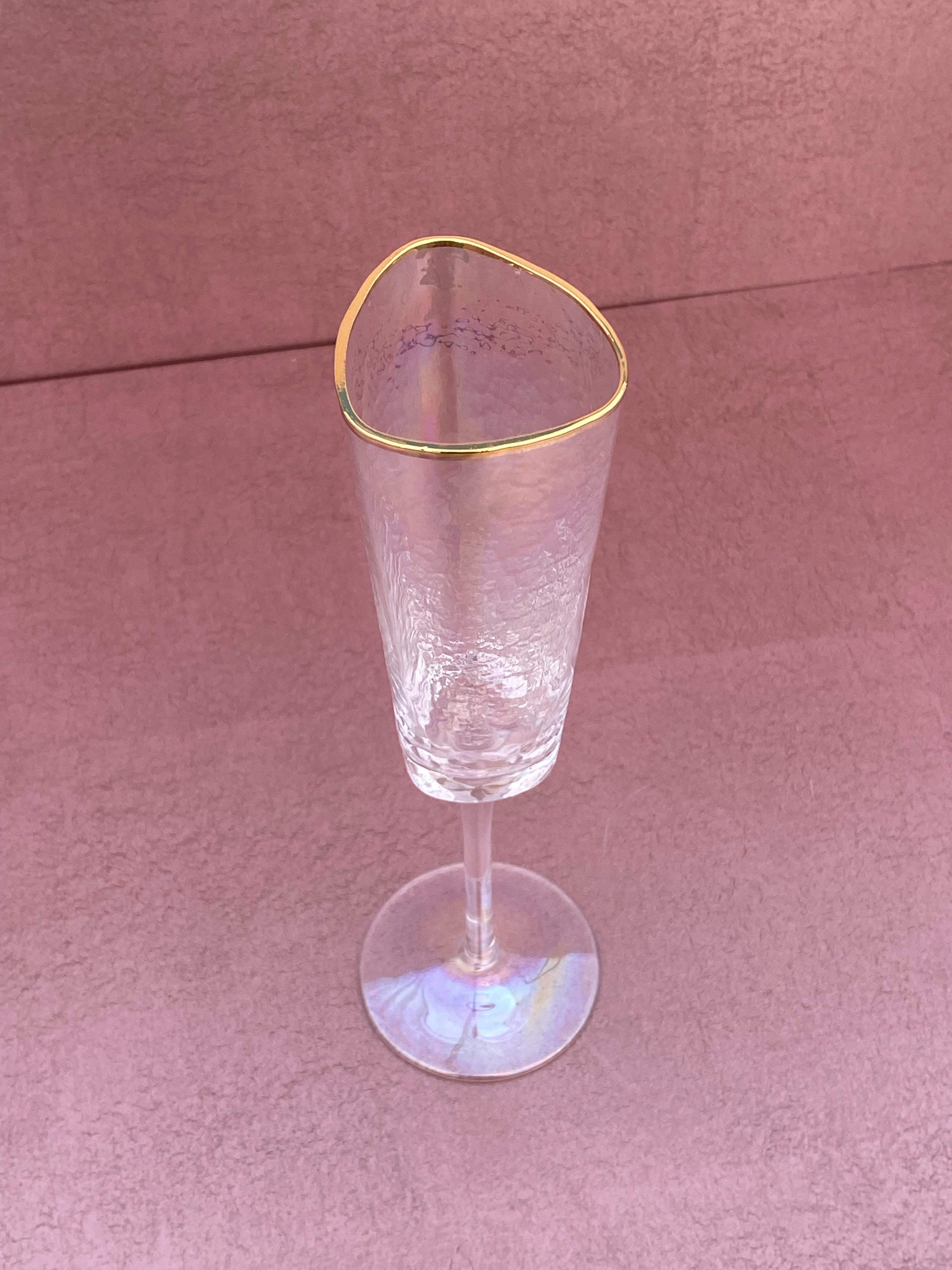 Aperitivo Champagne Flute Triangular