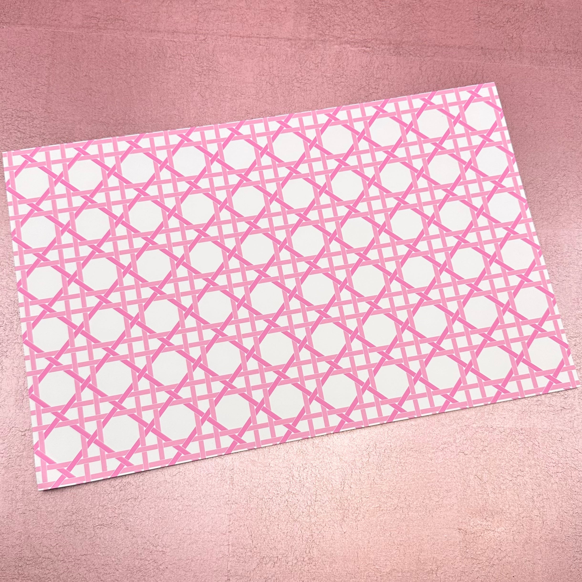 Cane Weave Paper Placemats