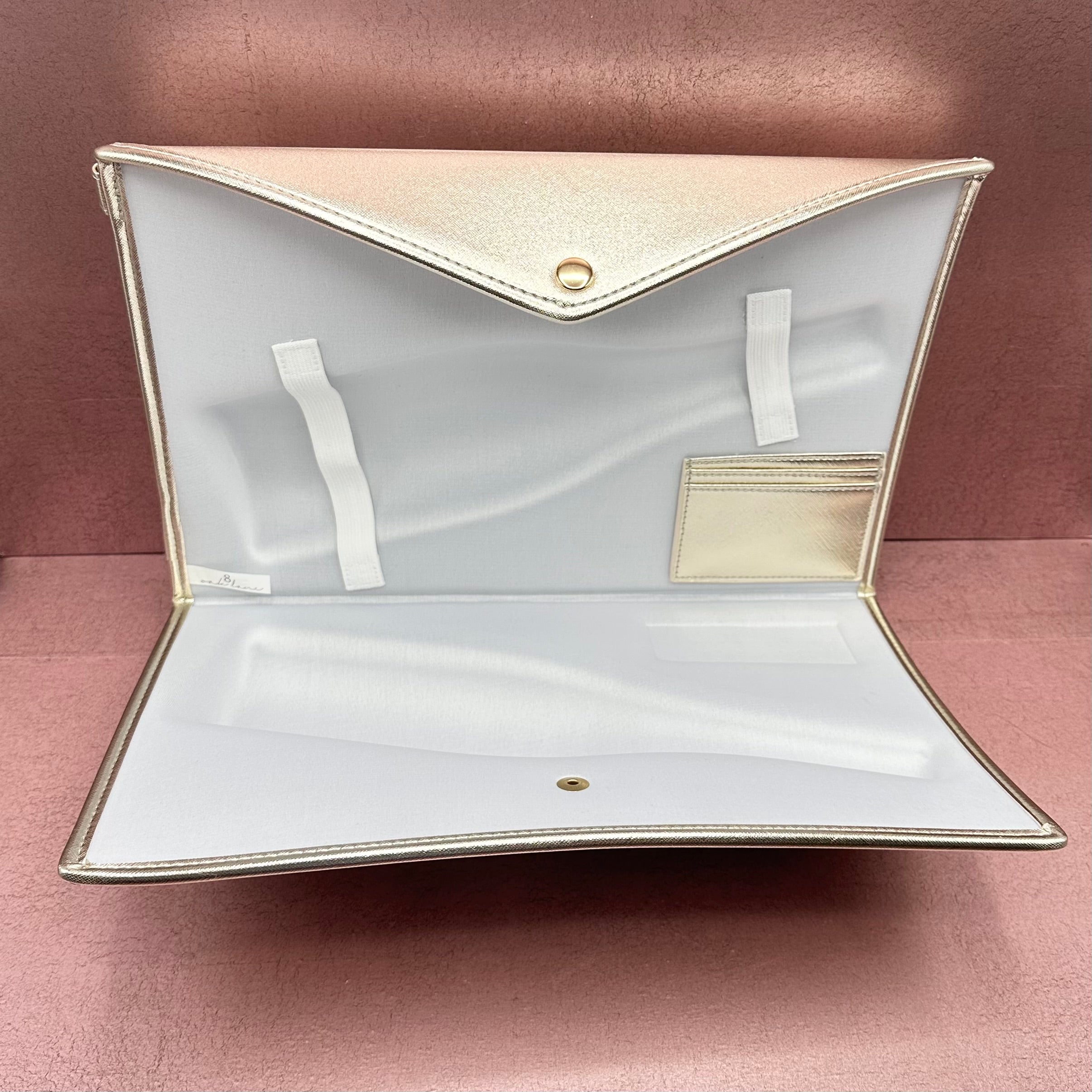 Gold Champagne Clutch Large
