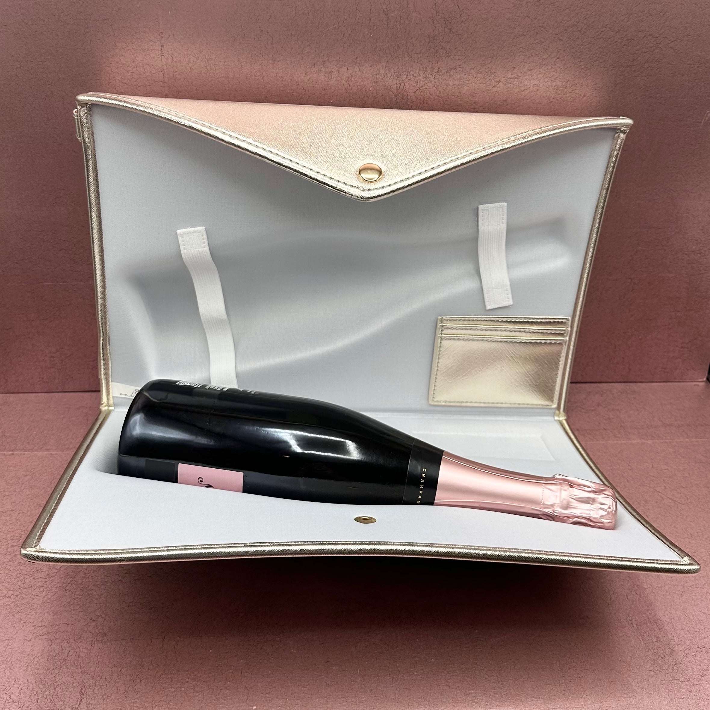 Gold Champagne Clutch Large