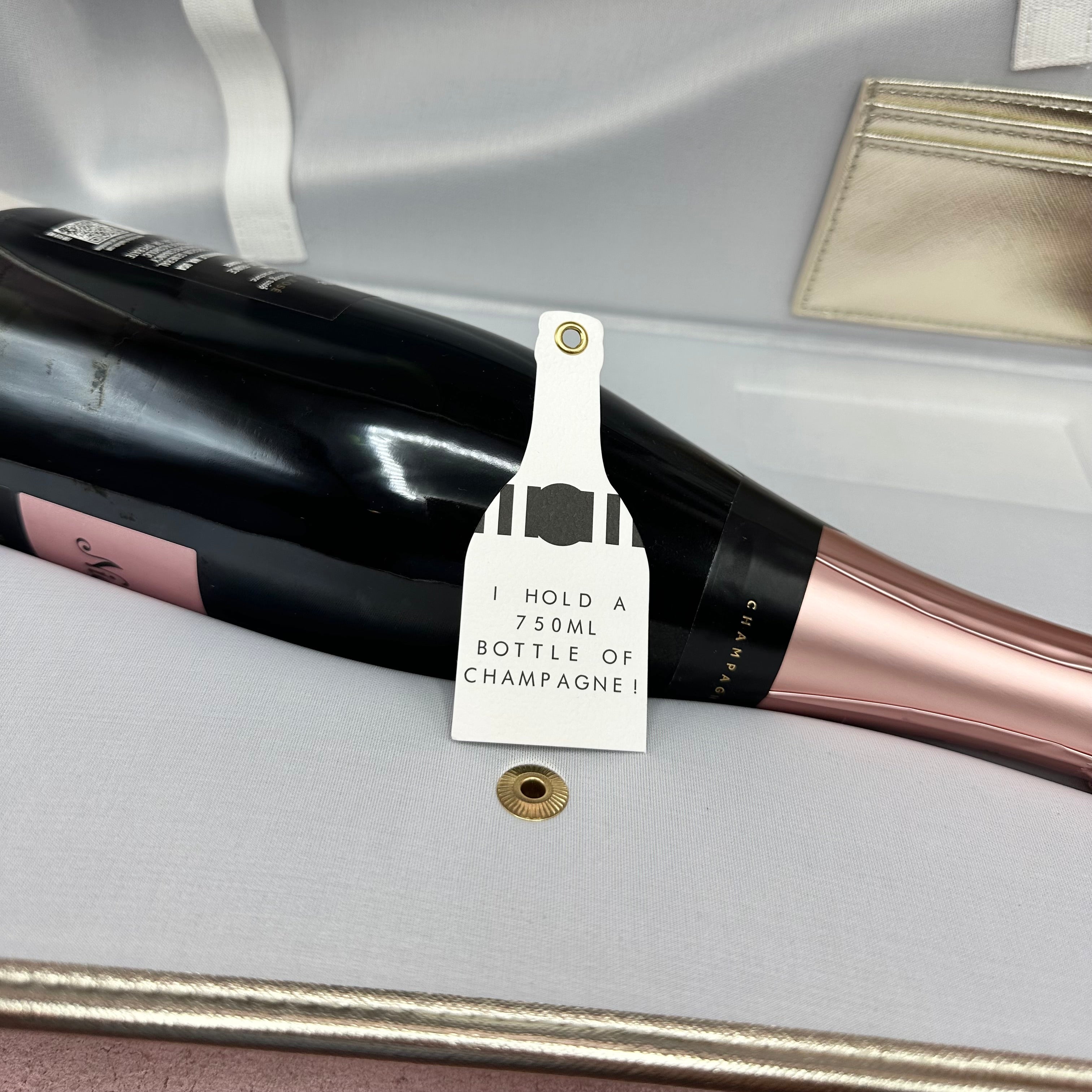 Gold Champagne Clutch Large