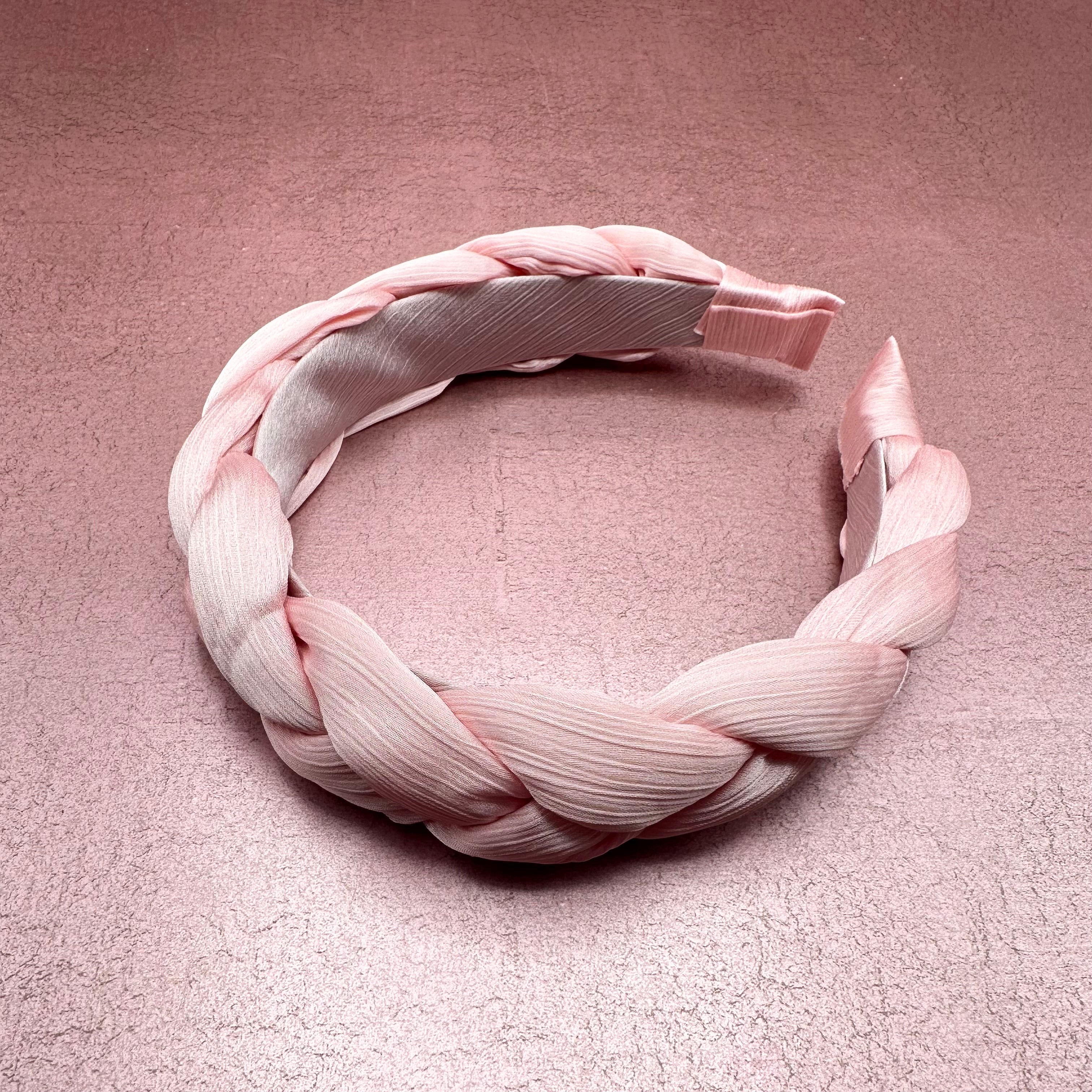 Light Pink Braided Headband