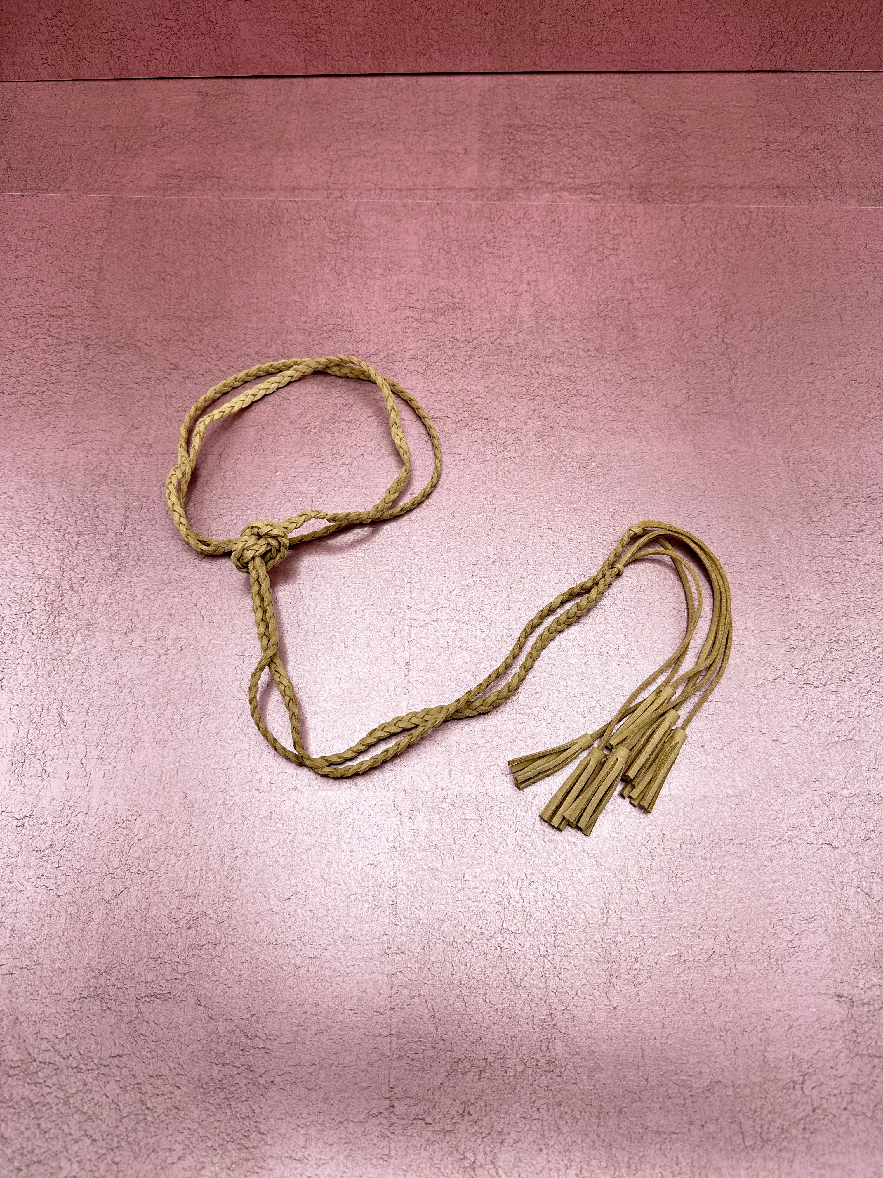 Leather Braided Choker