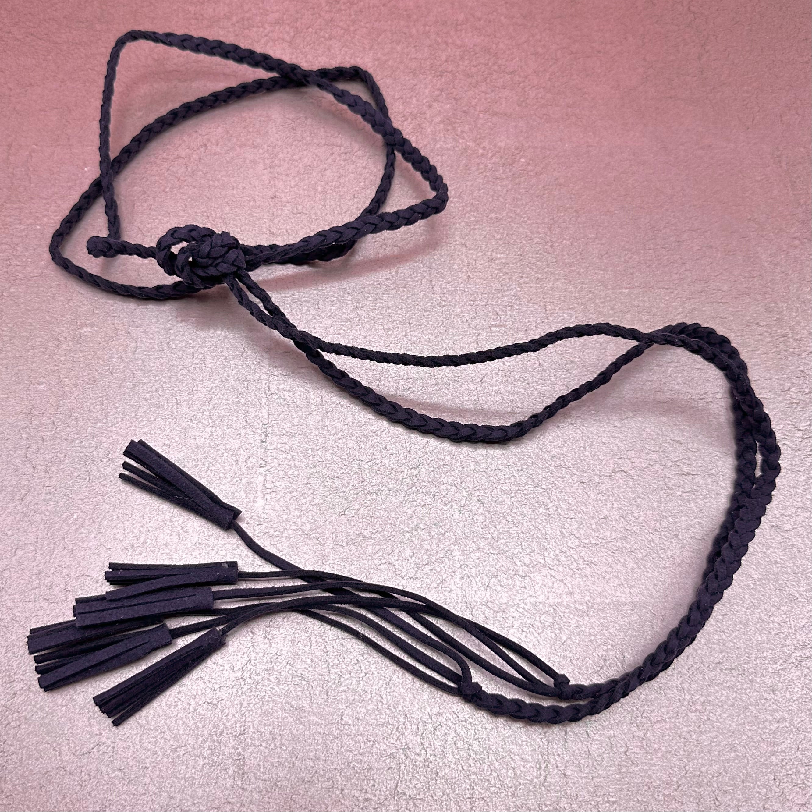 Leather Braided Choker