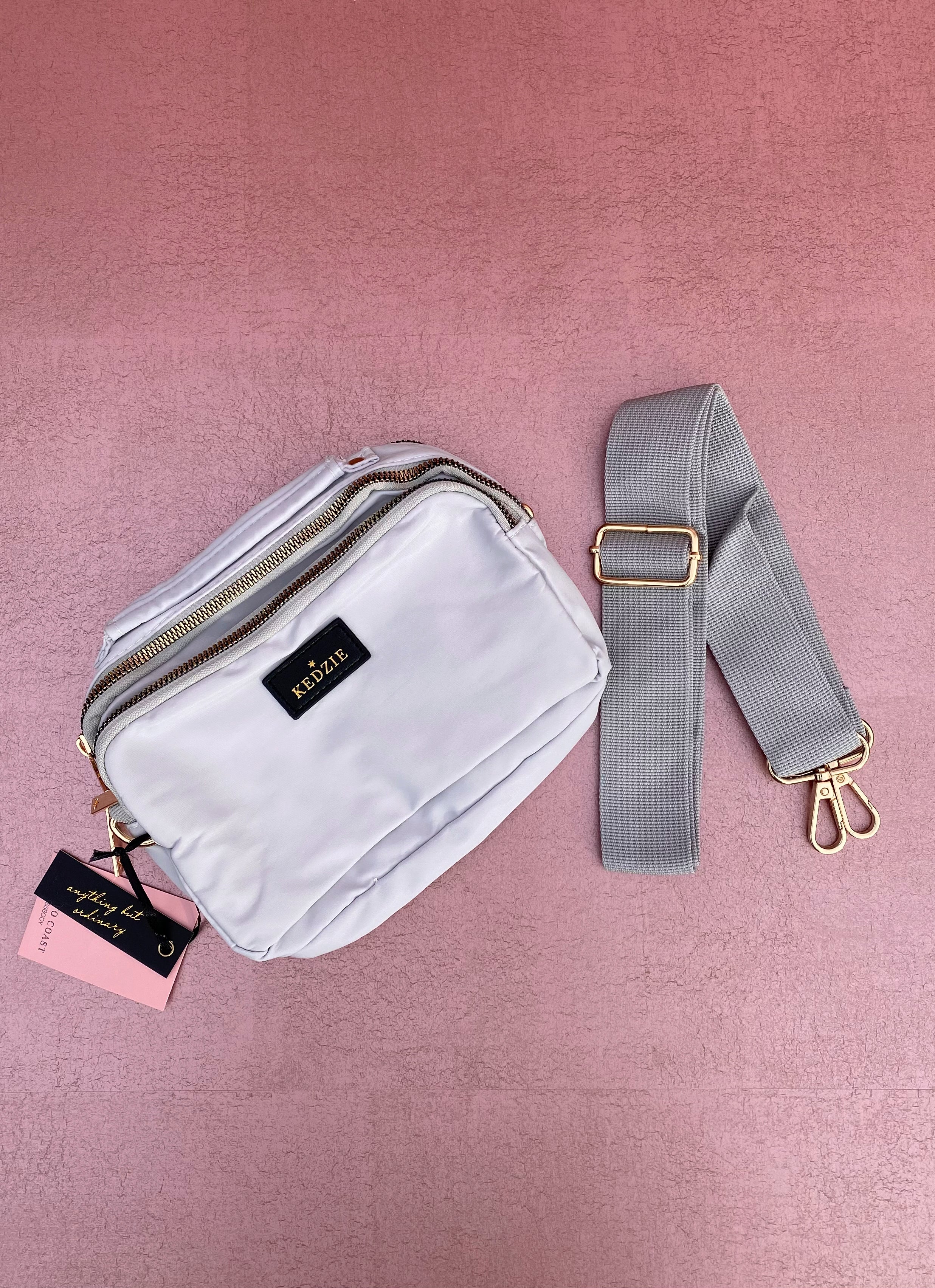 Kedzie Coast to Coast Crossbody Bag Grey