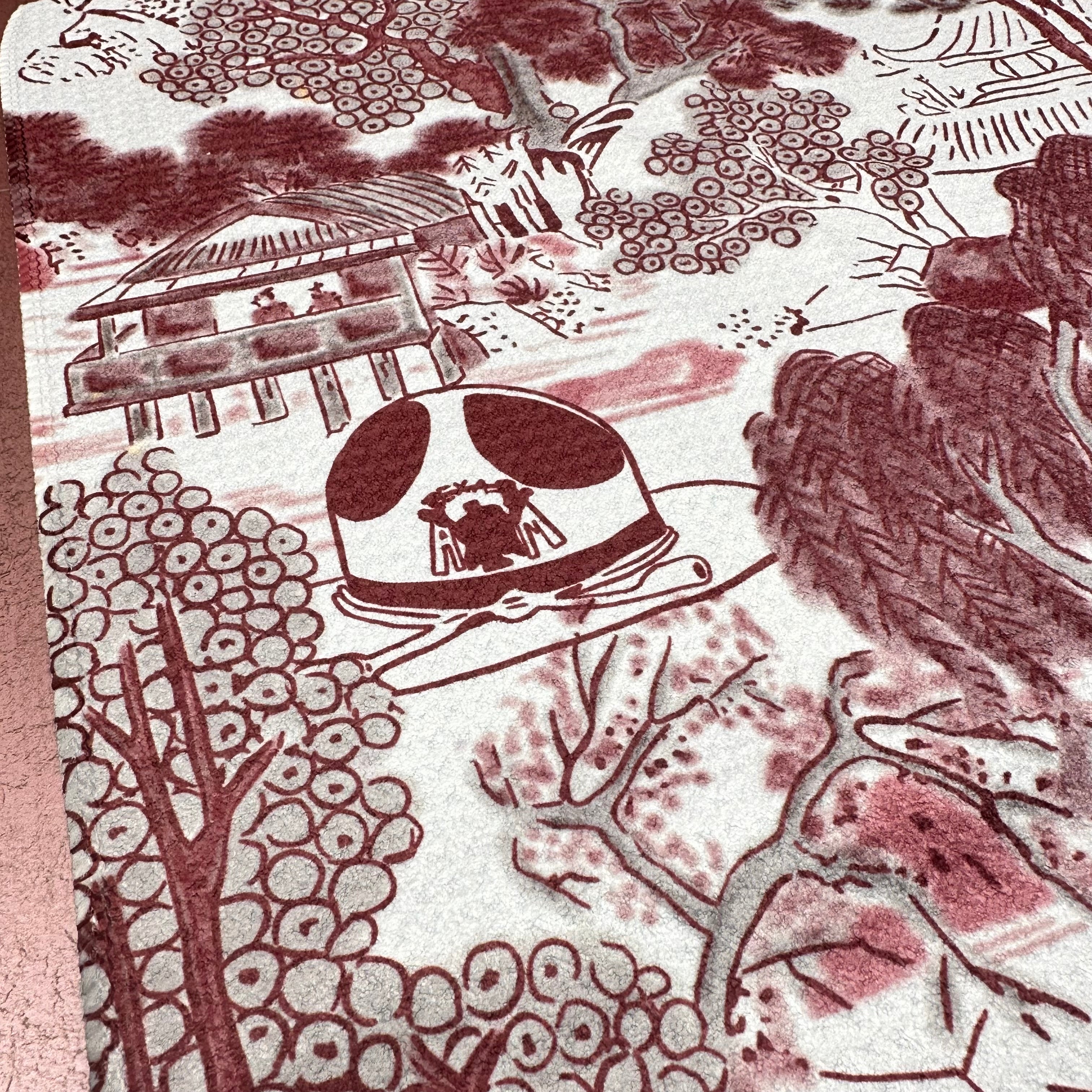 Collegiate Toile Dish Towel A&M