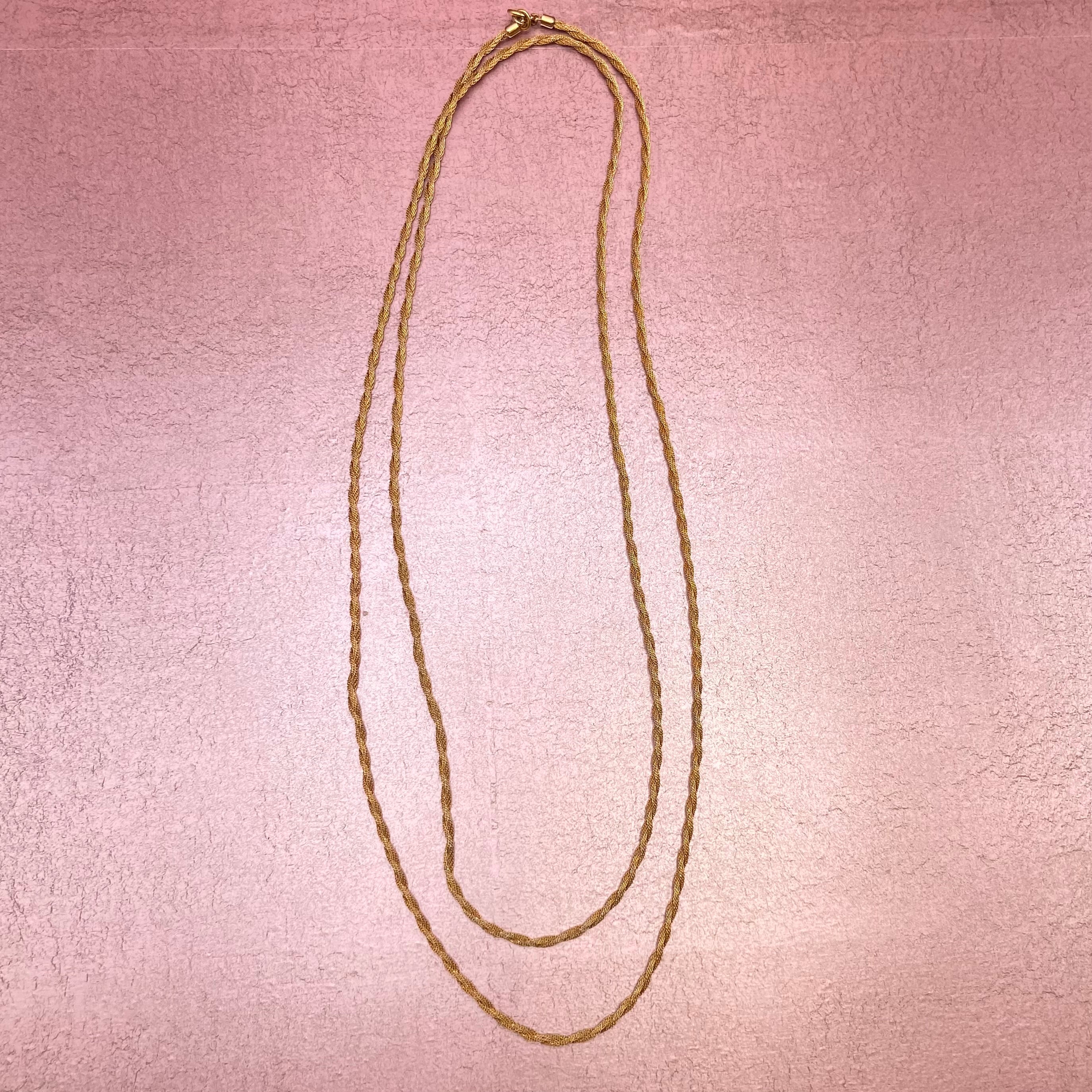 Gold Rope Necklace