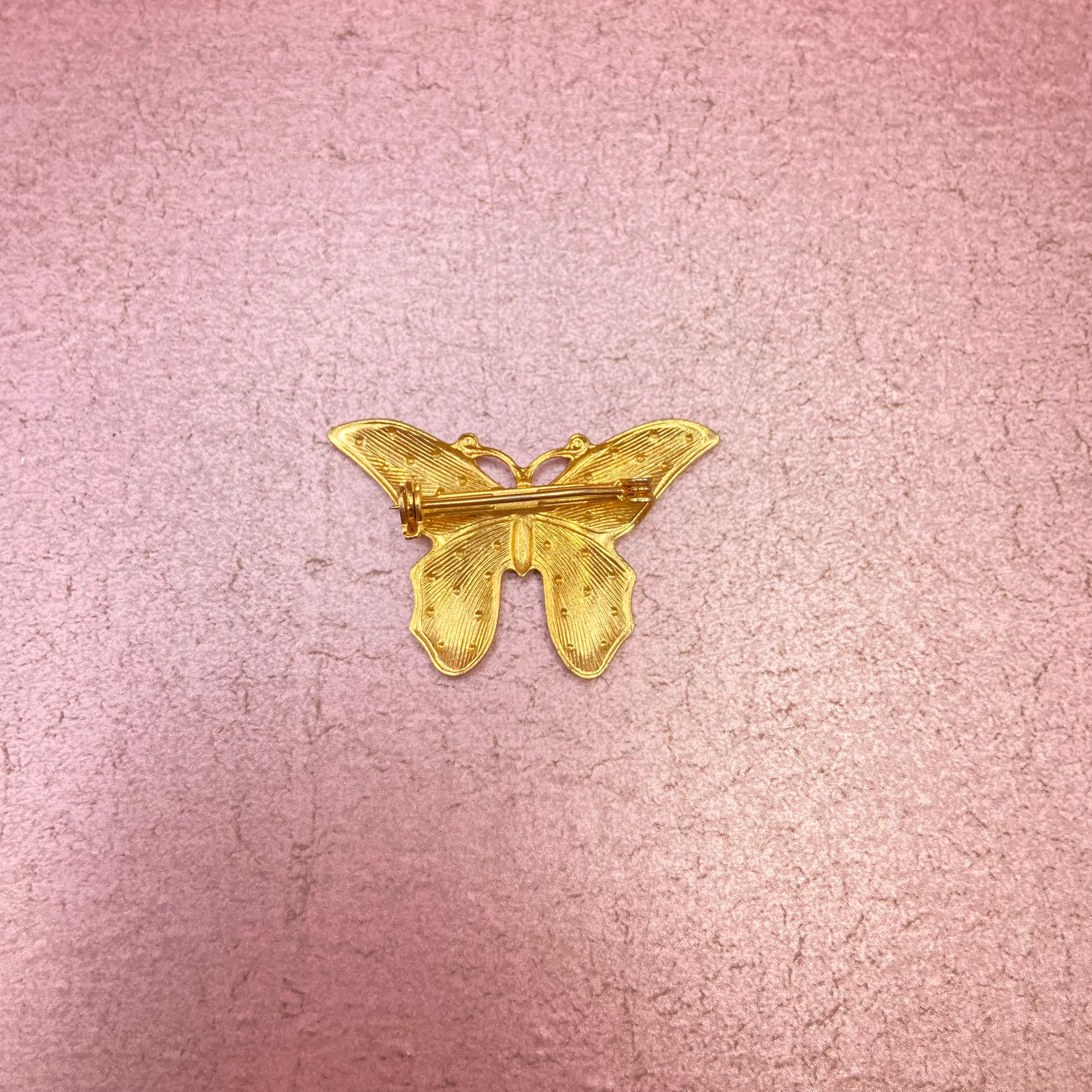 Gold Butterfly Pin